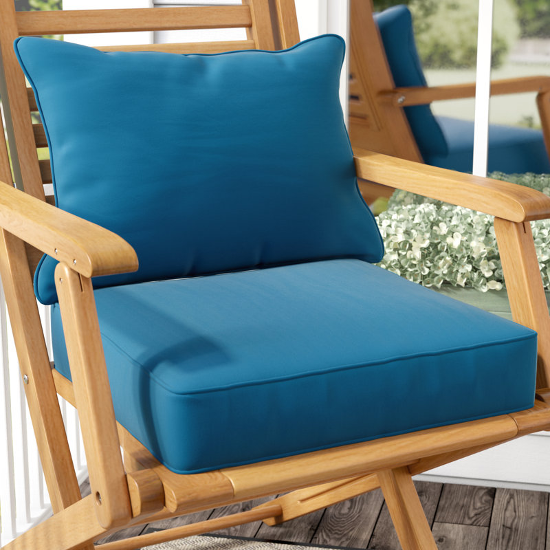 Darby Home Co Indoor/Outdoor Sunbrella Seat/Back Cushion & Reviews